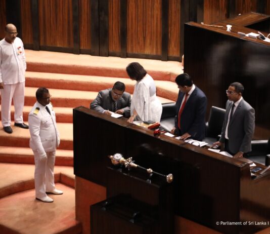 Hon. Mujibur Rahman sworn in as a Member of Parliament